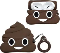 Чехол для AirPods Pro 2/1 (3D) - Poop Emoji