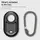 Чехол - брелок Spigen для Samsung Galaxy SmartTag 2 - Rugged Armor, Matte black (ACS06271)