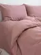 Постельное Белье Вареный Хлопок Limasso Old Rose Standart грязно розовый Двуспальный Евро 200х220см