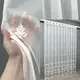 Готовая тюль (2,5х2,7м.) из ткани "Бамбук" с вышивкой. Цвет белый. Код 1585т 42-0547