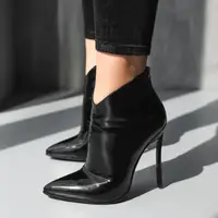 Ботильйони жіночі Fashion Hickory 3741 37 розмір 24 см Чорний
