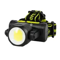 Фонарь налобный двухсторонний WERTVOLL 4 режима, СREE LED/COB LED IP44, Li-ion 1200 mAh/t (RX-8012)