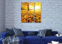 Модульные картины на кухню на ПВХ ткани, 80x80 см, (80x25-3)