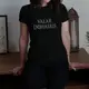 Футболка GoT "Valar dohaeris" женская, Черный, XXL, английский