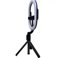 Монопод-штатив для селфі з кільцевою LED лампою Selfie Stick A8 телескопічний з пультом та Bluetooth