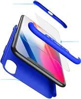 Чохол-накладка GKK 3 in 1 Hard PC Case Apple iPhone X Blue