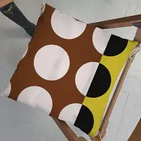 Подушка на стул с завязками Круги 40x40x4 см (PZ_23F017)