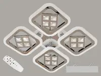 Потолочная светодиодная люстра с диммером 95W AS8190/4 LED 3color dimmerдне