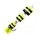 Мандула Strike на тройнике Yellow-Black 4см, крючок 12
