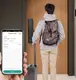 Умный дверной замок кодовый с Wi-Fi, отпечатком пальца и ключ-картой,серый