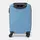 Чемодан маленький 4 колеса Ricco Grande T1Bowtie21blue-M