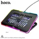 Куллер для Ноутбука HOCO Cool RGB notebook cooling stand DH19 |360x255x28mm, 17", 2usb, 10 RGB Modes|