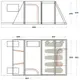 Палатка пятиместная Ferrino Altair 5 White/Grey (92169IWW)