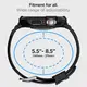Чехол и ремешок Spigen для Apple Watch Ultra (49 mm) - Rugged Armor Pro 2 in 1, Crystal Clear (ACS05461)