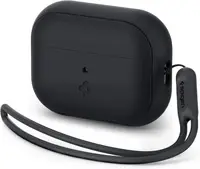 Чехол Spigen для Apple AirPods Pro 2 - Silicone Fit, Black (ACS05479)