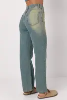 Джинси жіночі з ефектом two-tone coloring - синій колір, 40р.