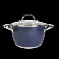 Кастрюля Pepper СroСus PR-2404-22 22 см 4.7 л синяя