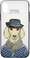Чехол-накладка PUZOO Artdog Phone  iPhone X White Ravan