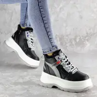 Кросівки жіночі зимові Fashion Donno 2323 41 розмір 25,5 см Чорний