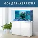 Наклейка с рыбами и морской флорой для аквариума 75 х 125 см