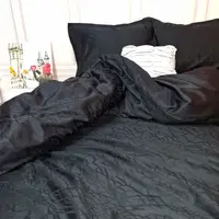 Постельное белье Жаккард BLACK ELEGANT сатин MERISET - Евро