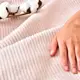 Плед покрывало на кровать Adina 180х200 см IDEIA натуральное хлопок пудра