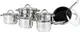 Набор посуды 12 предметов Bohmann BH-0922-MRB