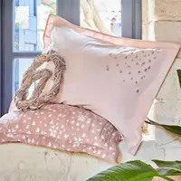 Набор постельное белье с покрывалом Karaca Home - Passaro blush пудра евро