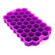 Силиконовая форма для льда CUMENSS Соты Purple емкость для хранения