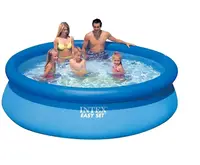 Бассейн надувной наливной Intex 120 NP размером 305х76см объем 3854л. Blue (28694)