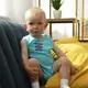 Боди-майка детский для мальчика GABBI BD-23-6 Бирюзовый на рост 68 (13680)