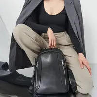 Шкіряний жіночий рюкзак Ricco Grande K1857-black