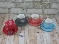 Чашка із блюдцем OLens Бариста-еспресо O8030-86 200 мл