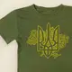 Детская футболка патриотическая хаки
