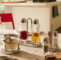Солонка Alessi 10 см прозрачная