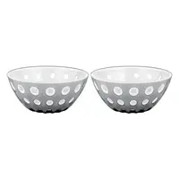 Набор салатников Guzzini Le Murrine 279412148 2 предмета 12 см светло-серый