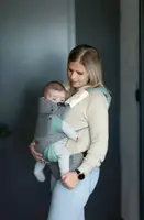 Сумка-кенгуру FreeON Easy Move 3 в 1, mint-grey
