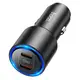Адаптер автомобильный HOCO Clear way dual port PD car charger NZ3 |2Type-C, 40W/3A, PD/QC|