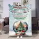 Плед 3D с пожеланиями для папы Папе Новогодний шар 17764 135х160 см