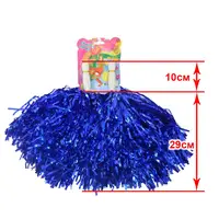 Помпони POM POMS блискучі срібні (уп 2шт)