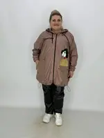 Легкая ветровка "Злата" из плащевки на подкладке Размеры  62-64 66-68 74-76