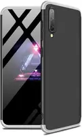 Чехол-накладка GKK 3 in 1 Hard PC Case Samsung Galaxy A50 Silver/Black