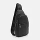 Мужской рюкзак через плечо Borsa Leather K13295bl-black