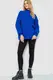 Гольф женский свободного кроя oversize, цвет электрик, 204R165
