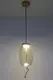 Люстра светодиодная подвесная LED светильник для квартиры на потолок лэд 25686 Бронза 40-110х16х16 см.