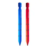Кілки алюмінієві Naturehike NH15A009-I 25 см, червоний (4 шт)