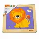 Деревянный мини-пазл Viga Toys Лев, 4 эл. (51316)