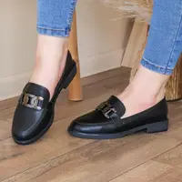 Лоферы женские Fashion Barcelona 3142 36 размер 23,5 см Черный