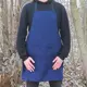 Фартук темно-синий (саржа) с вашим принтом – шеф-повар