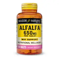 Натуральная добавка Mason Natural Alfalfa 650 mg 100 таблеток